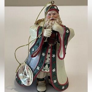 Thomas Kinkade Old World Santas Ornament Dawn of Christmas Day decoration figure